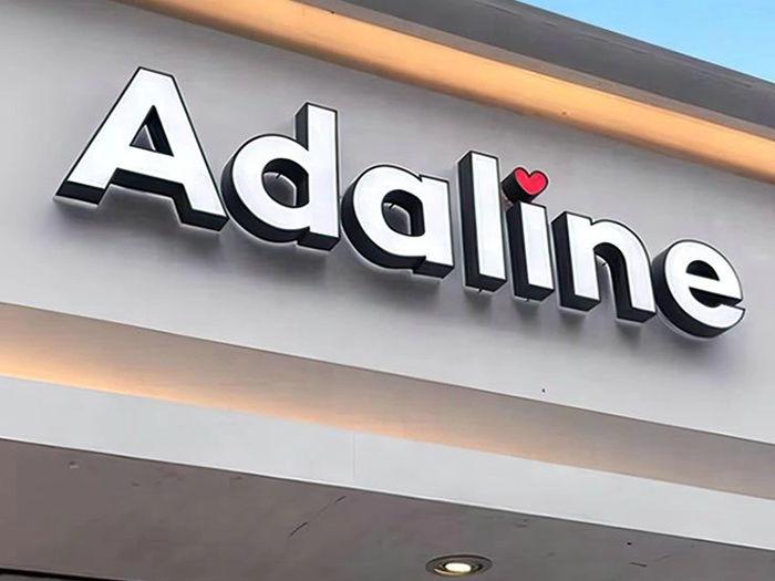 frontlit and backlit signs for office